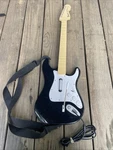 Xbox 360 Rock Band Harmonix Fender Stratocaster Wired Guitar Hero 822152. Fixed Price $56.70.