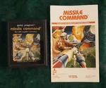 1981 Atari CX-2638 Missile Command Game Cartridge W/ Manual Tested Works. Fixed Price $12.95.