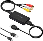 Rca To Hdmi Converter Analog Composite Adapter For Ps 1 2 3 Stb Xbox Vhs Vcr Dvd. Fixed Price $11.99.
