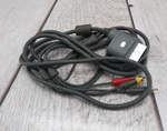 Oem Genuine Microsoft Xbox 360 Vga Video/audio Pc 10FT Cable X-801255- Tested. Fixed Price $8.99.