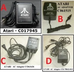 Atari Ac Adapter CO17945, CO61515, CO61636, CO-70042-011, Tested Good. Fixed Price $15.00.