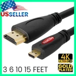 Micro Hdmi Cable To Male Adapter For Camera Sony Nikon 4K Tv. Fixed Price $13.39.