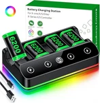 4 Pack 6200MWH Rechargeable Controller Battery For Series S/xbox One. Fixed Price $18.59.