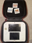 Nintendo 2DS White Handheld Video System Includes Charger Case!!!. Fixed Price $160.00.