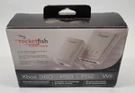 Rocketfish Gaming Powerline Networking Kit RF-GUV1124 White. Fixed Price $19.95.