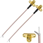Tuolnk Sma Flange To Pcb Solder Pigtail Female 2 Hole Panel Mount .... Fixed Price $12.96.