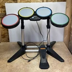Untested Xbox 360 Rock Band Drum Set Missing End Of Cord Shown Pictures. Fixed Price $55.00.