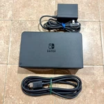 Official Nintendo Switch Oled Dock Set Black Oem Hdmi & Adapter HEG-007. Fixed Price $57.99.