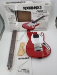 Harmonix Mad Catz Rock Band Red Fender Mustang Pro Guitar (wii) With Dongle. Fixed Price $75.00.