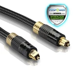 Fospower 15FT Braided Toslink Digital Optical Audio Cable For PS4 Xbox One Wii. Fixed Price $14.99.