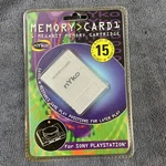 Nyko PS1 1MB Memory Card Grey For Playstation Console Cartridge. Fixed Price $14.00.