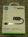Belkin Mini Displayport To Hdmi Adapter, Black (supports 2.0). Fixed Price $8.00.