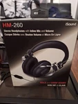 Isound HM-260 Stereo Headphones With In-line Mic And Volume Controls New. Fixed Price $30.00.