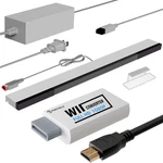 4 In 1 Wii Replacement Cables Set, Power Adapter To Hdmi Converter+. Fixed Price $36.41.