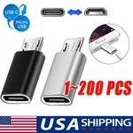 200X Type Female To Micro Usb Port Converter Charge Data Sync Adapter Lot. Fixed Price $83.59.