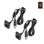 Charging Cable For Xbox 360 & Slim Wireless Game CONTROLLERS,2 Pack Black. Fixed Price $15.29.