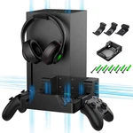 Wall Mount For Xbox Series Standard Bundle: With 3 Holders, Black. Fixed Price $35.76.