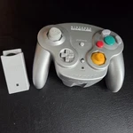 Nintendo Gamecube Wavebird Controller DOL-004 Receiver DOL-005 Silver Tested Oem. Fixed Price $145.00.