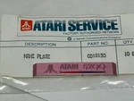 Nos Atari 5200 CX52 Name Plate Oem Service Part CO18130 Qty Of. Fixed Price $15.85.