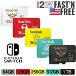 Sandisk Micro Sd Card Memory 64GB 128GB 256G Nintendo Switch & Lite Game Lot. Fixed Price $215.90.