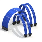 Linkup - Ava Psu Cable Extension Sleeved Custom Mod Gpu Pc 30CM, Blue. Fixed Price $36.36.