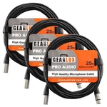 Gearlux Xlr Microphone Cable, Fully Balanced, To Female, Black, 25 Feet - 3. Fixed Price $49.45.