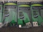 Duracell Micro Usb Light Up Charge Sync Cable 3 Ft Blue LE2245 680988422454. Fixed Price $5.99.