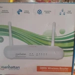 Manhattan 300N Wireless 4-PORT Router. Fixed Price $18.99.