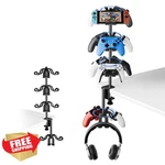 Zhgm Black Desk Clamp Controller Headphone Stand. Fixed Price $56.99.