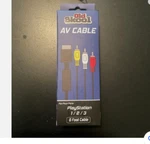 Old Skool - Av Cable For PS1 PS2/ PS3 Sealed Box 6'. Fixed Price $6.95.