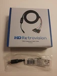 Hd Retrovision Genesis Component/ypbpr Cables W/ Duo Adapter, New, Sealed. Fixed Price $124.99.