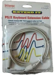Interex Extend It I-125 6' Length PS/2 Keyboard Extension Cable. Fixed Price $15.00.