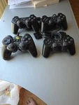 Lot Of Playstation Controllers, 3 Sony SCPH-10010 And Datel PS2004. Fixed Price $40.00.