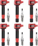 Set Of Iridium Spark Plug And Ignition Coil Kit UF603, Compatible With.... Fixed Price $96.90.