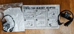 (2) Rock Band Headset Adaptor W/instructions #822152-401. Fixed Price $9.93.