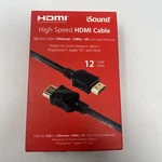 Isound 12FT Hdmi Cable 4K Ultra Definition 1080P New Sealed High-speed. Fixed Price $19.00.