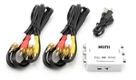 Ntsc To Pal Converter Box Bi-directional Tv With 2 Sets Of Rca Cables. Fixed Price $37.97.