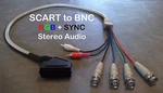Wookieewin Female Rgb Scart To 4 Bnc + Audio Cable Sony Pvm Genesis Snes Neo Geo. Fixed Price $34.99.