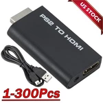 PS2 Hdmi Video Converter Adapter With 3.5MM Audio Output For Hdtv Monitor Lot. Fixed Price $294.00.