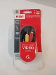 Rca 6' Stereo Audio Video Cable Jack VH84R. Fixed Price $5.00.