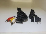New Ac Power Cord + Av Audio Video Composite Cable For Original First Xbox. Fixed Price $15.95.