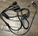 Lot Of Cables Hdmi, PS2/3/WII/GAME Audio Video Switch Dock Fan Joy Con Charger. Fixed Price $10.00.