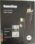 Gamestop Ultra High Speed Hdmi Cable 10FT Braided 48GBPS 4K Playstation Xbox Pc. Fixed Price $5.99.