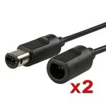 Lot Of 2 6FT Controller Extension Cable For Wii Gamecube Brand New 3Z. Fixed Price $10.02.