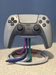 PS5/PS4 Controller Stand Playstation Colors Display Art Mount Holder Cables. Fixed Price $19.95.