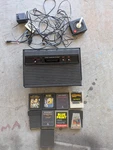Atari 2600 Video Computer System Console - Black (untested) Includes 9 Games. Fixed Price $49.95.