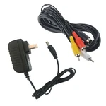 Audio Av Rca Cable Cord+ac Adapter Power Supply For Sega Genesis 2 & 1631 1461. Fixed Price $11.04.