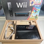 Nintendo Wii RVL-101 Black Console Bundle 2 Controllers Motionplus Box Tested. Fixed Price $90.00.