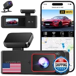 Kingslim Dash Front+rear 2K+1080P Mini Wifi Camera For Cars E2PRO. Fixed Price $69.70.