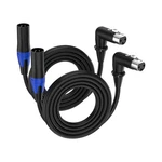 11.8 Inch / 2 Pack Xlr Right-angle Female To Straight Microphone Extensi.... Fixed Price $17.21.